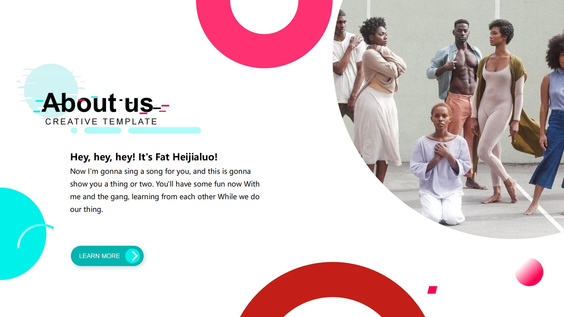 图片[5]-抖音风PPT模版视觉动感科技潮流网红工作艺术炫彩商务策划-汉乐府