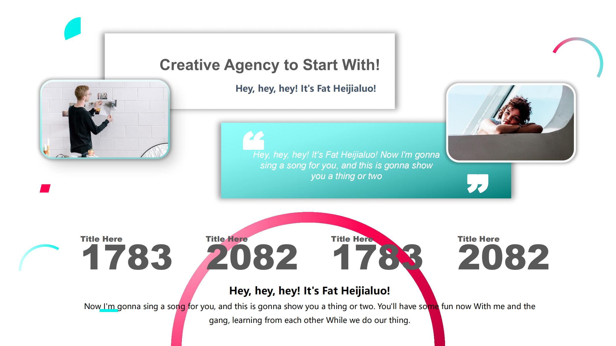图片[9]-抖音风PPT模版视觉动感科技潮流网红工作艺术炫彩商务策划-汉乐府