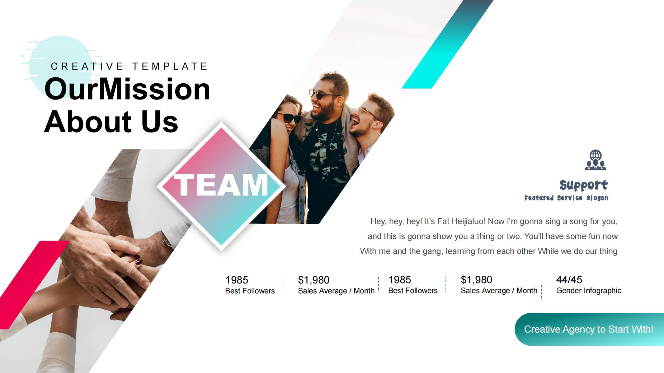 图片[12]-抖音风PPT模版视觉动感科技潮流网红工作艺术炫彩商务策划-汉乐府