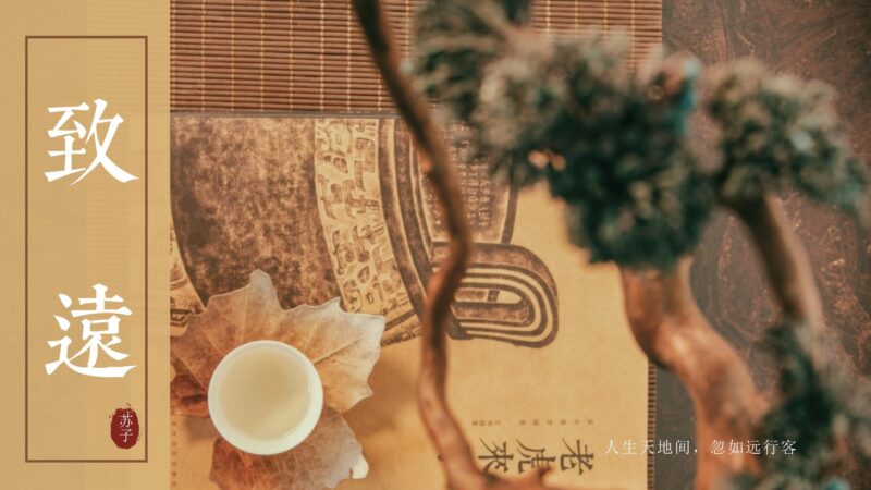 中国风PPT模版诗画画册古朴黄色读书分享传承文化历史教育-汉乐府